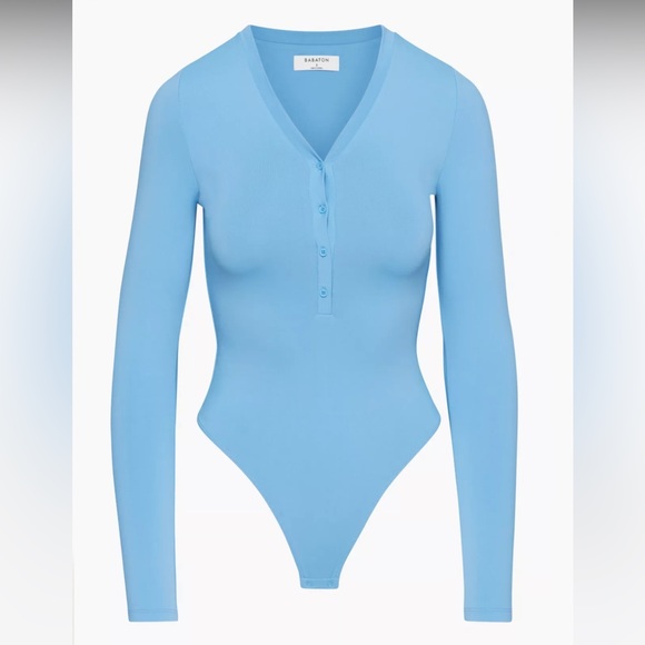 NWT Babaton contour Henley long sleeve bodysuit - Picture 2 of 11